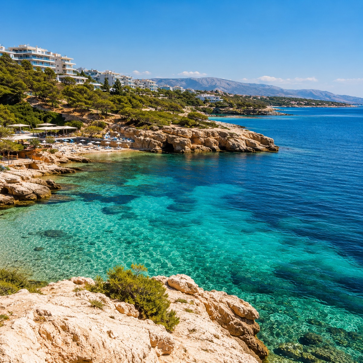 Athenian Riviera & Fleves, guided boat tour from Athens