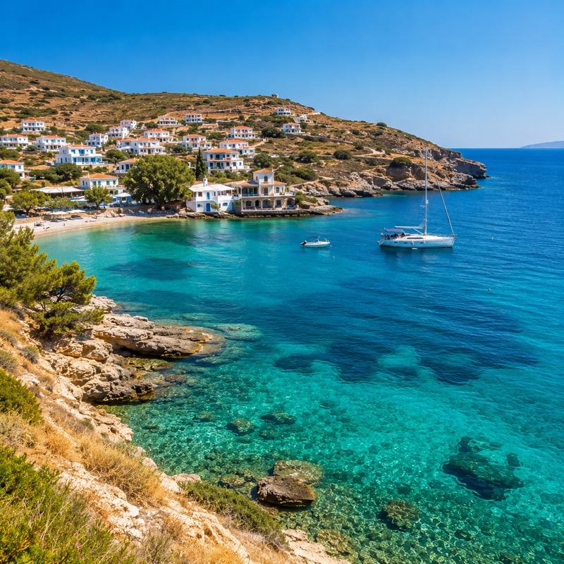 Kea Island, guided boat tour from Athens